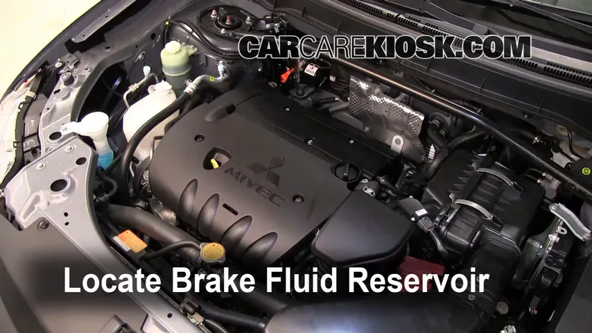 2010 Mitsubishi Outlander ES 2.4L 4 Cyl. Brake Fluid
